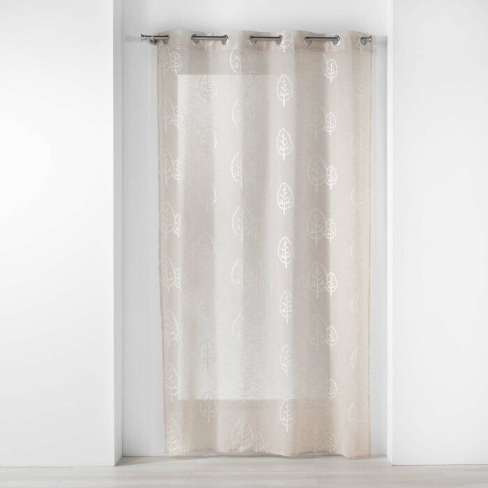 Voilages Passe-tringle Luminea Blanc - 2x70x200cm - Luminette Douceur D'Intérieur