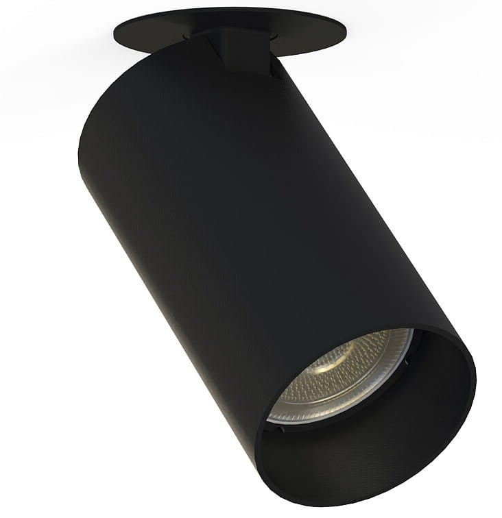 Oprawa sufitowa wpuszczana podtynkowa Mono czarna 1xGU10x10W okrągła ruchoma IP20 wym: 11 x 5,5 x 5,5 cm metal Nowodvorski Lighting