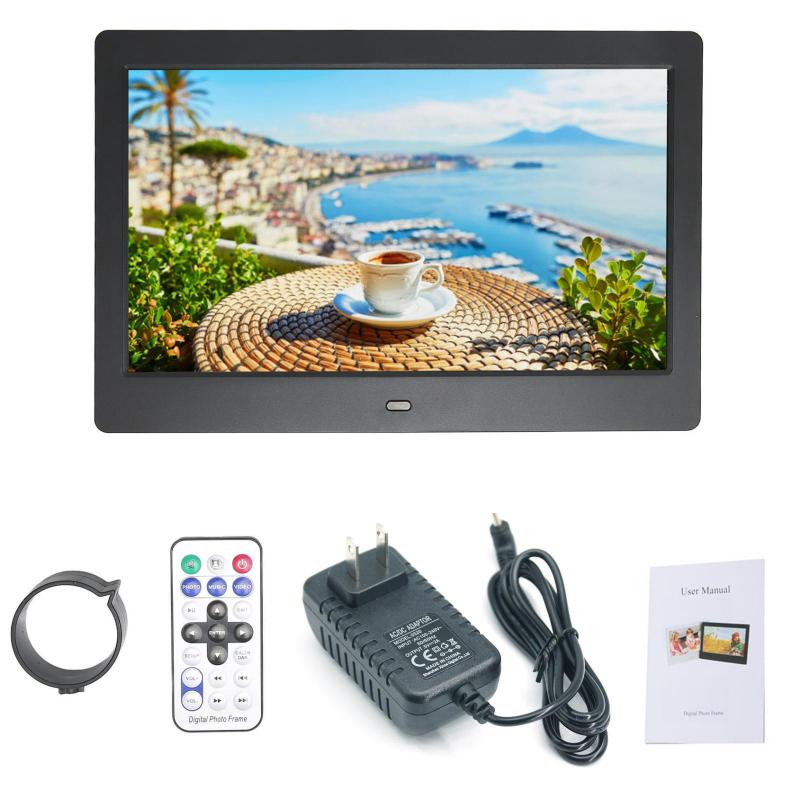 Cadre photo numérique standard de 10,1 pouces avec écran IPS haute