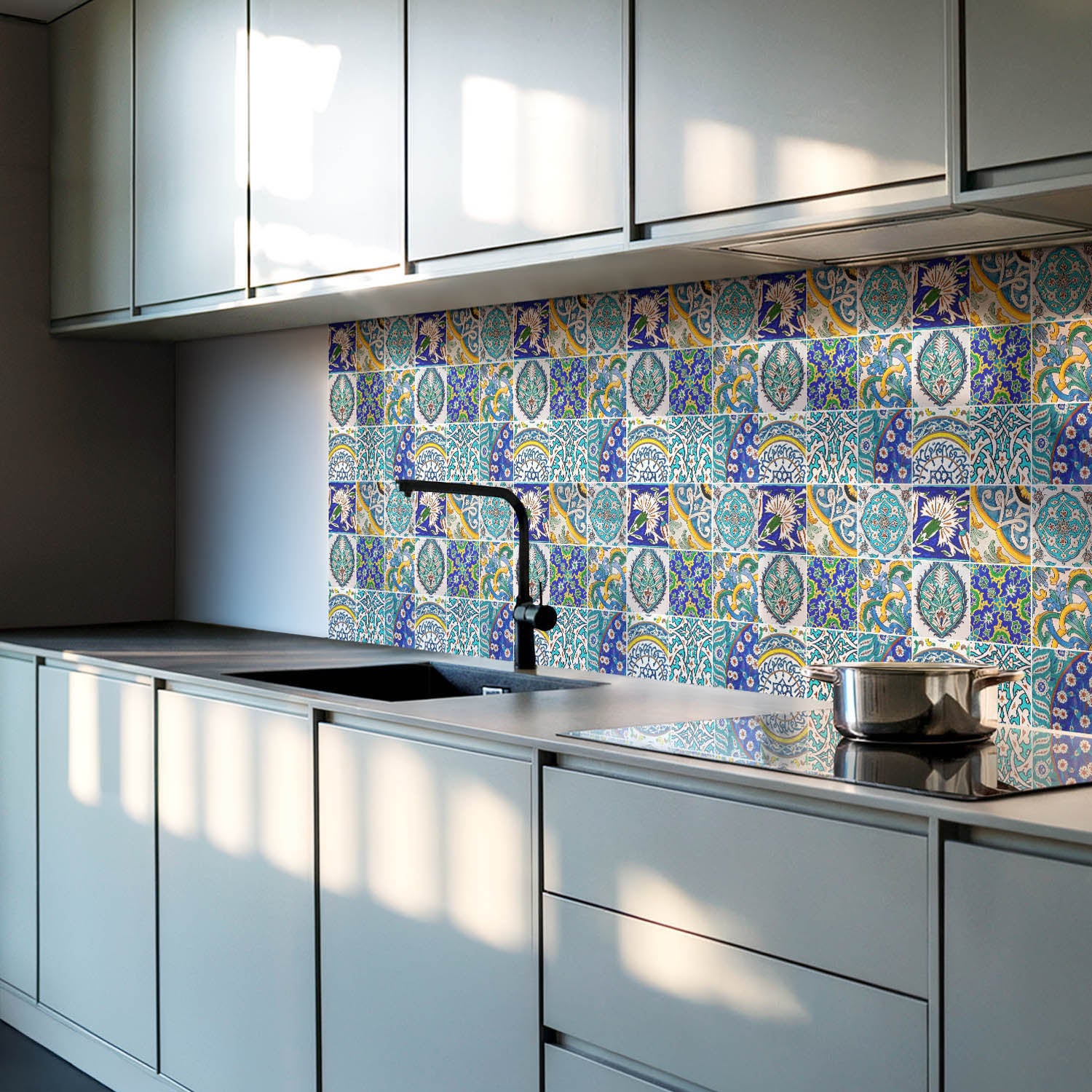 Panneaux muraux décoratifs, panneaux en PVC | 6x60x30 cm |Motifs céramiques en mosaïque - 2