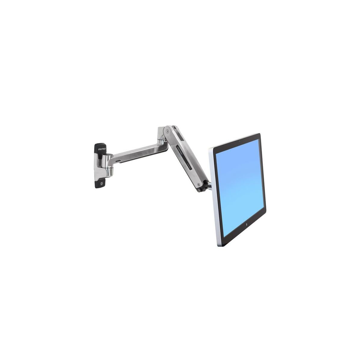 Ergomount Advance Supporto Singolo Articolato Per Monitor PC – Standard O Incurvo, Regolabile E Robusto