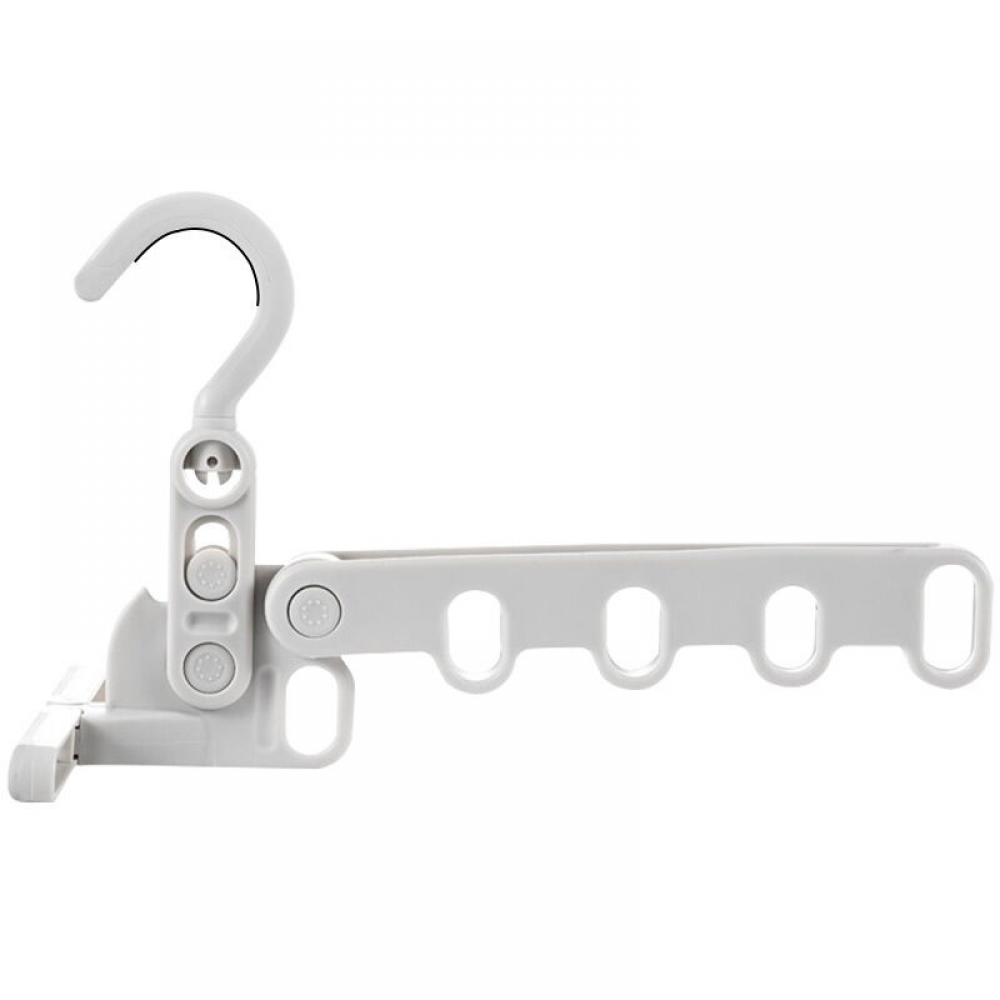Podróżny wieszak na ubrania, wieszak na ubrania mocowany do drzwi, wysuwana linka do wieszania ubrań na ścianie z haczykami.