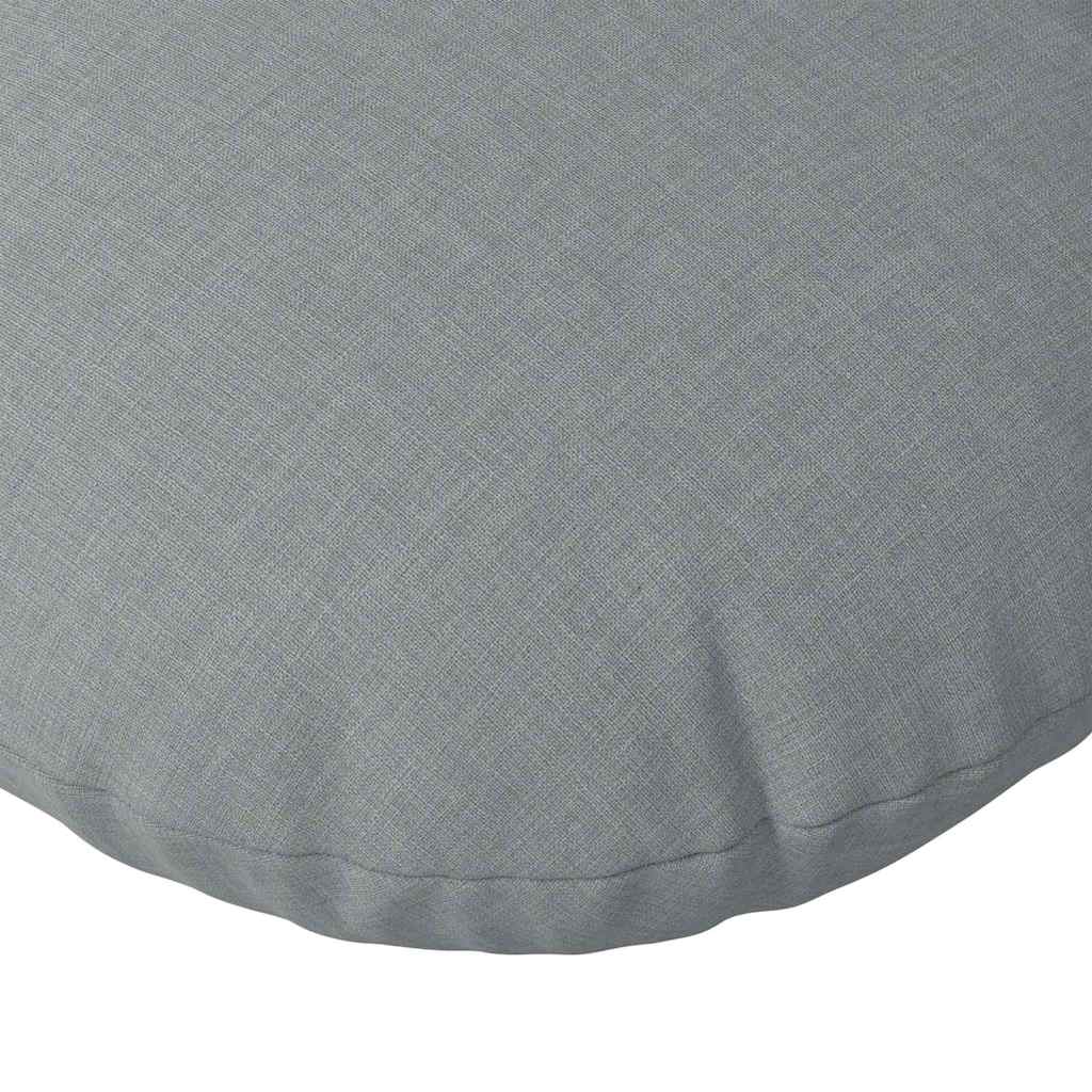 Cojines de asiento, 2 unidades, gris claro, Ø40 x 13 cm, tela - 7