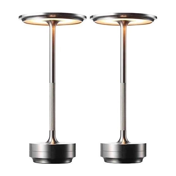 Lampki stołowe dotykowe ładowane przez USB lampka nocna LED dekoracji restauracji trójkolorowe oświetlenie lampka stołowa z płynną regulacją jasności