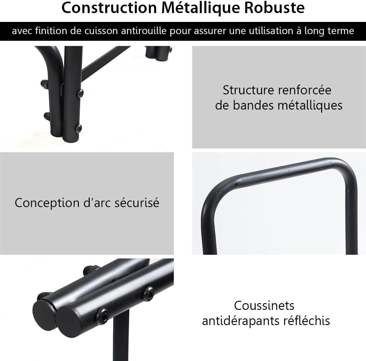 Portalegna da Esterno 245 cm, Legnaia da Esterno con Robusto Telaio in Metallo Antiruggine, Porta Legna per Camino, Braciere, Giardino e Terra - 3