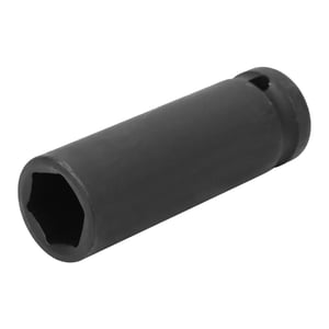 Douille à Choc Longue à Paroi Fine Métrique 6 Pans 1/2" - 16 Mm L. 80 Mm