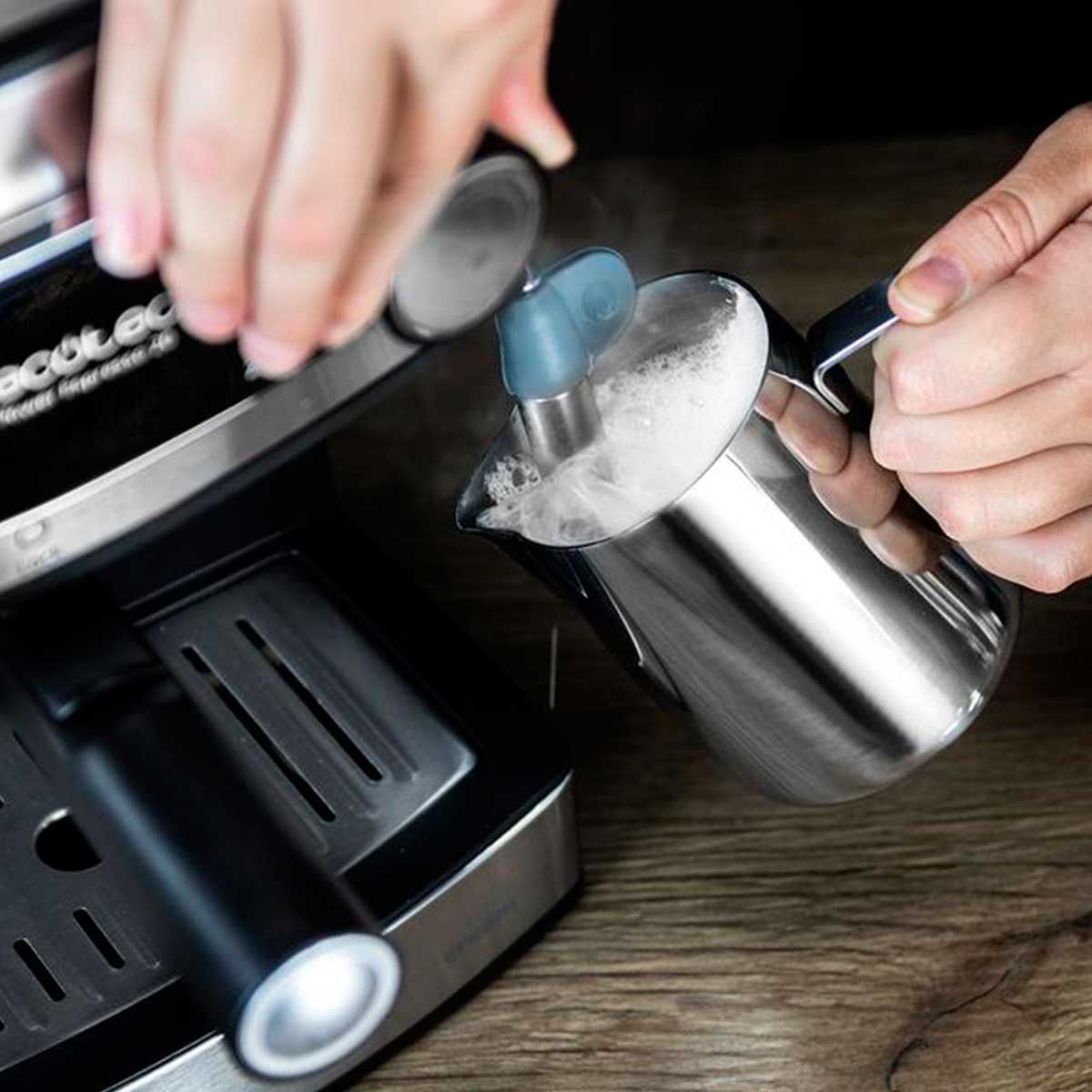 Machine à café automatique Cecotec 01503 Machine à expresso manuelle 1,5 L Noir - 6