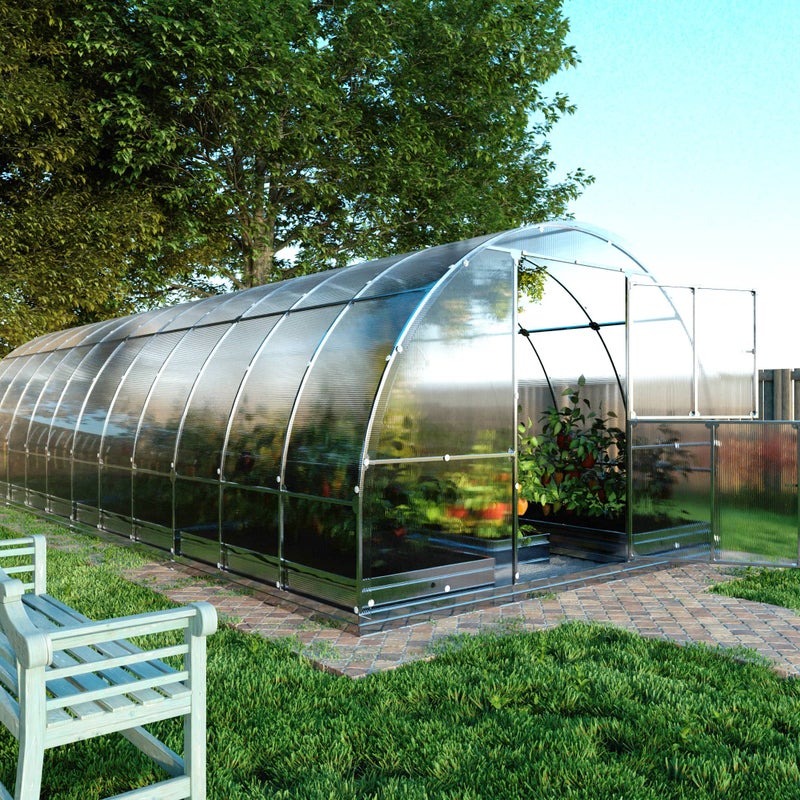 Szklarnia KLASIKA TUBE 3 x 8 m (24 m²), 6 mm z powłoką z poliwęglanu 1szt.