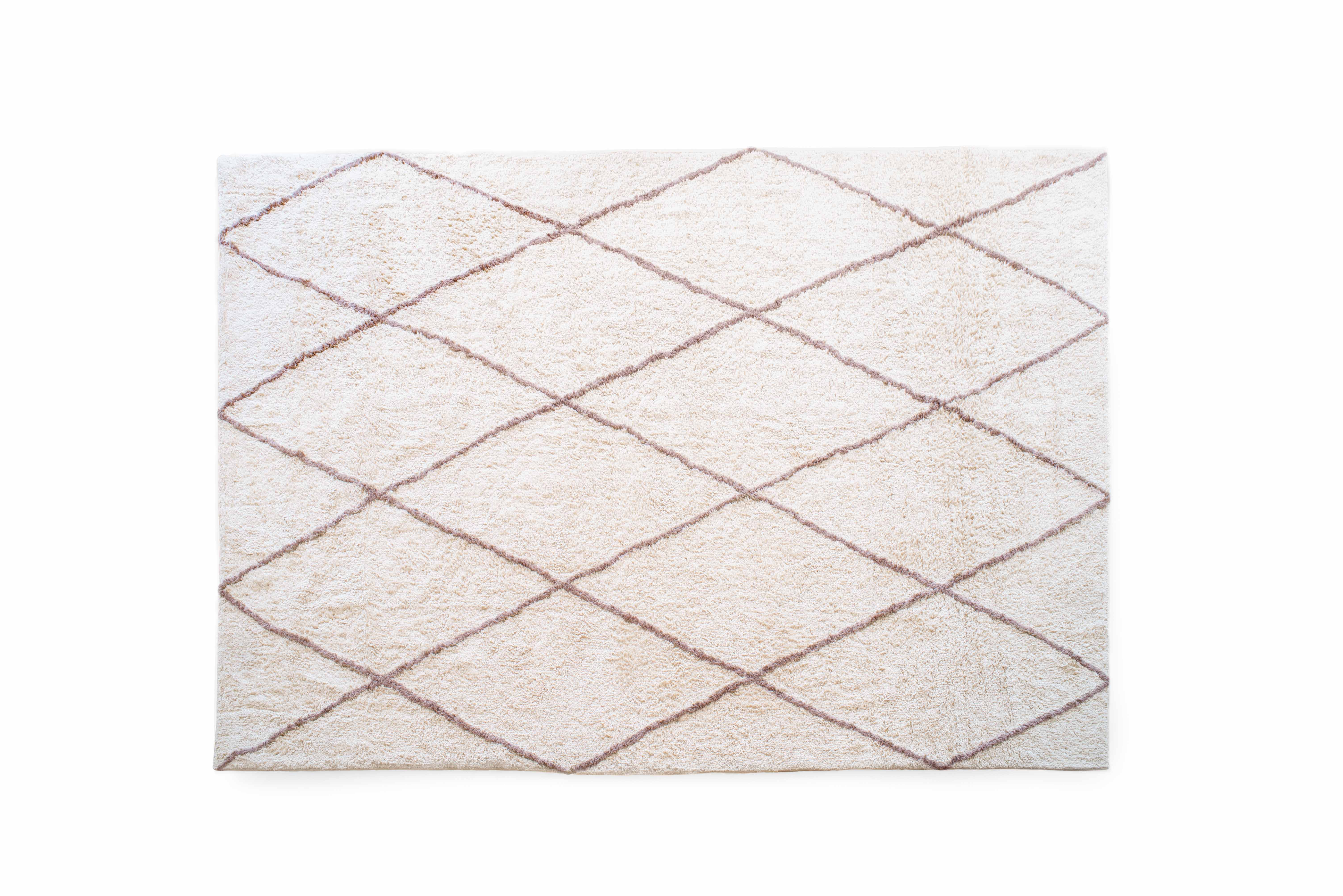 Dywan berberyjski Matmati z naturalnej bawełny 160x230 cm – Ręcznie robiony, nadaje się do prania