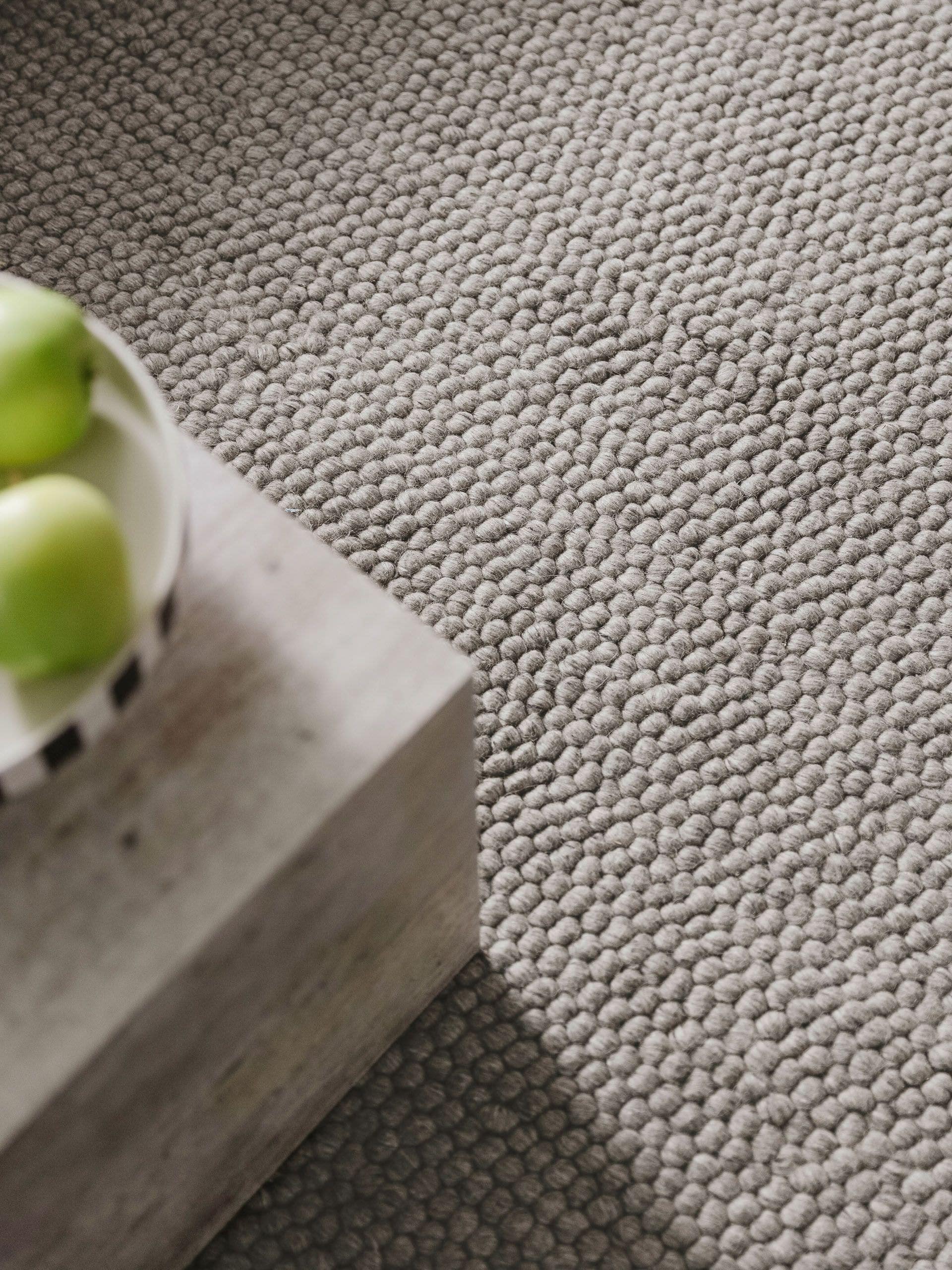 BENUTA - Tapis de laine Beads gris 160x230 cm - 3