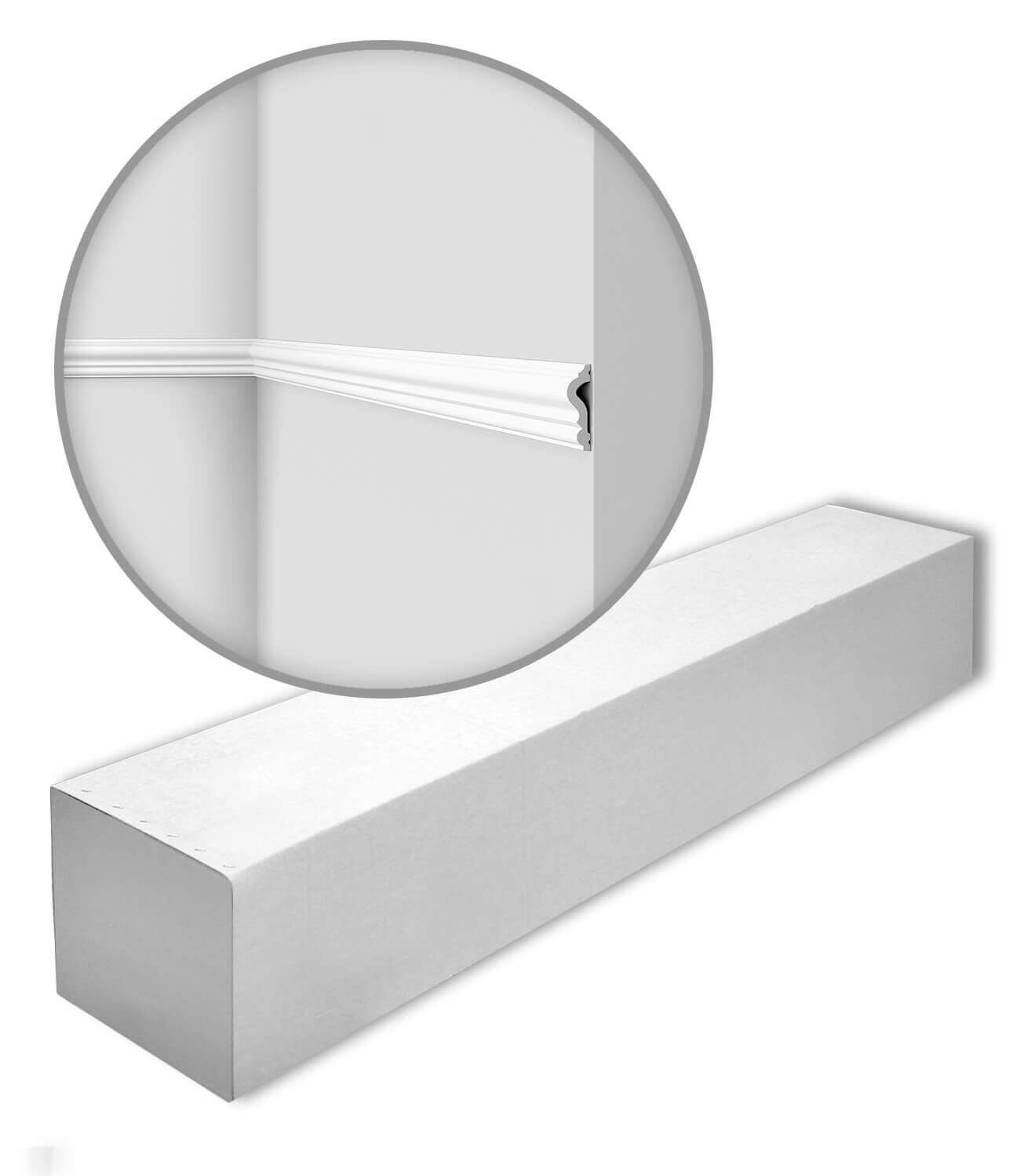 Molduras para paredes nmc wl11-box wallstyl noel marquet moldura friso 1 caja 28 piezas | 56 m