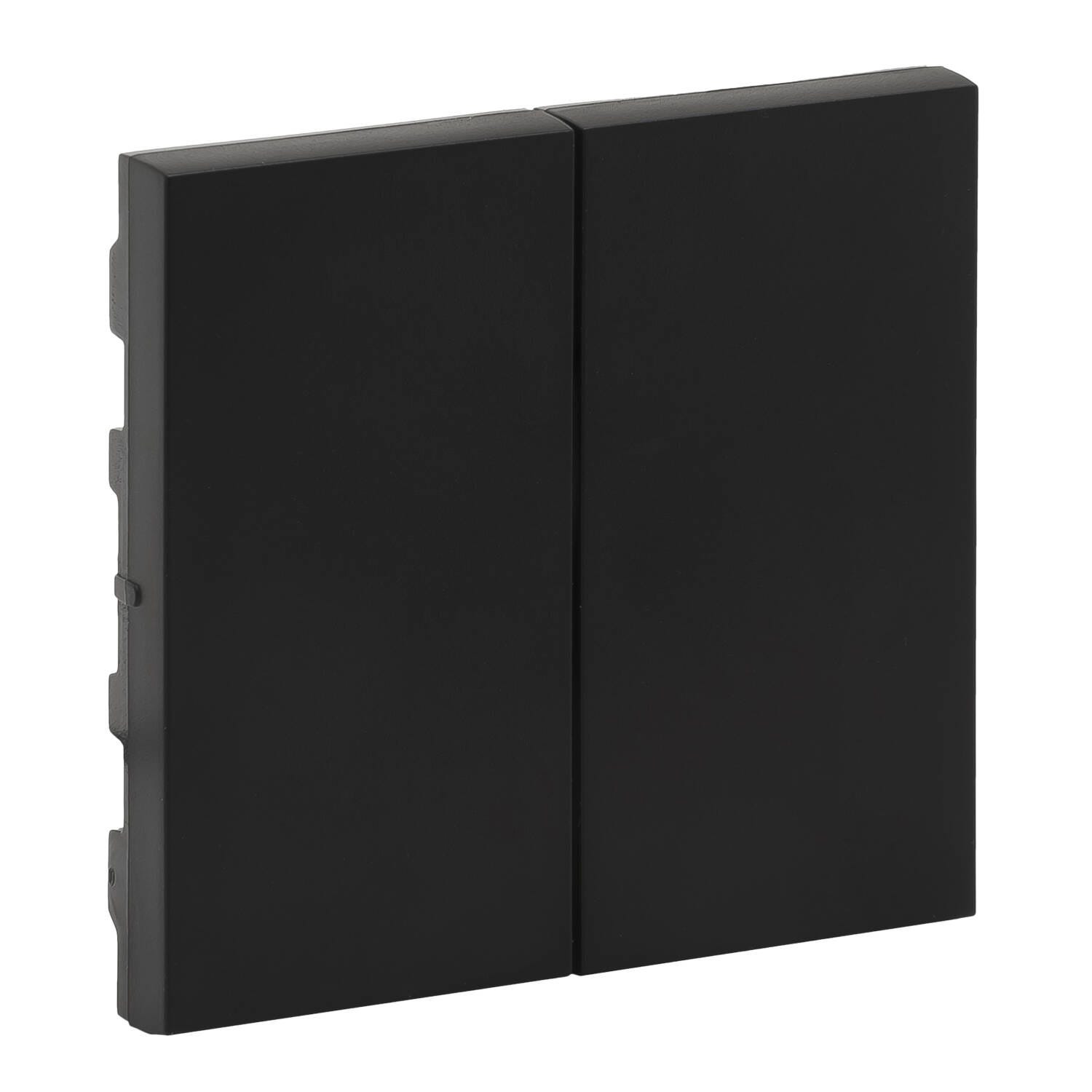 Tecla Nilo Step Doble Para Interruptor Y Conmutador Negro Mate LEGRAND tecla-nilo-step-doble-para-interruptor-y-conmutador-negro-mate-legrand