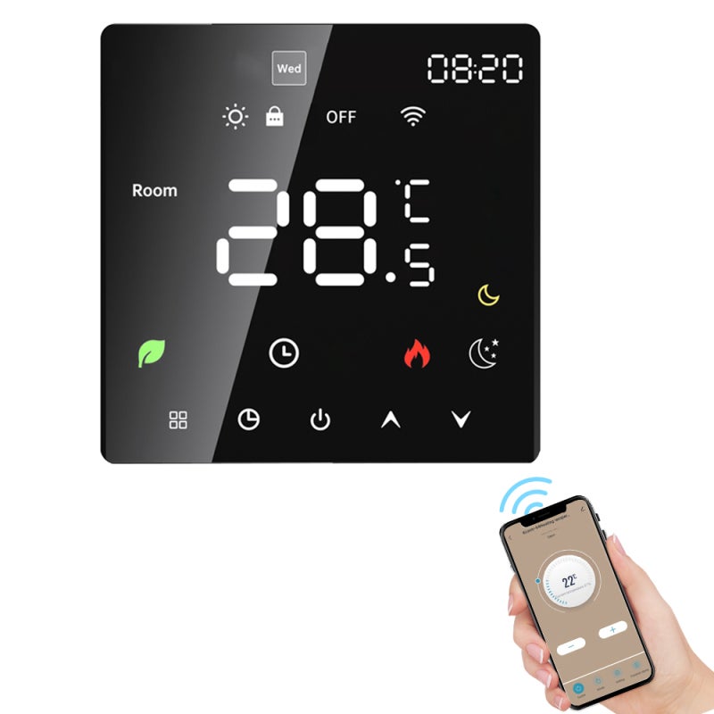 ME81H Thermostat Intelligent WiFi Tactile 5-90°C - Compatible Tuya Pour Chauffage