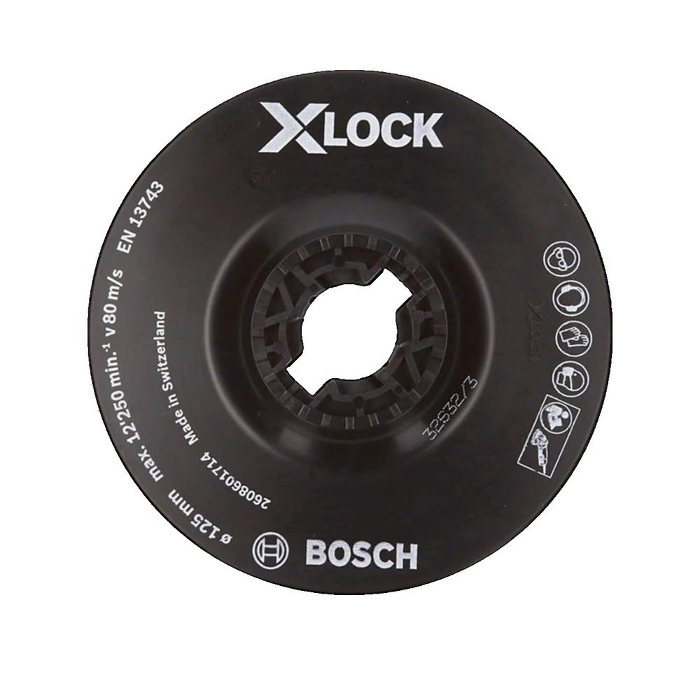 Tarcza szlifierska Bosch X-LOCK 125 mm czarna wytrzymała
