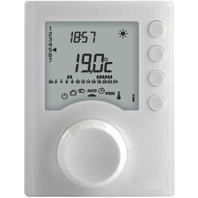Delta Dore - TYBOX 1127 thermostat programmable filaire pour chauffage eau chaude - alimentation 230V - 6053006