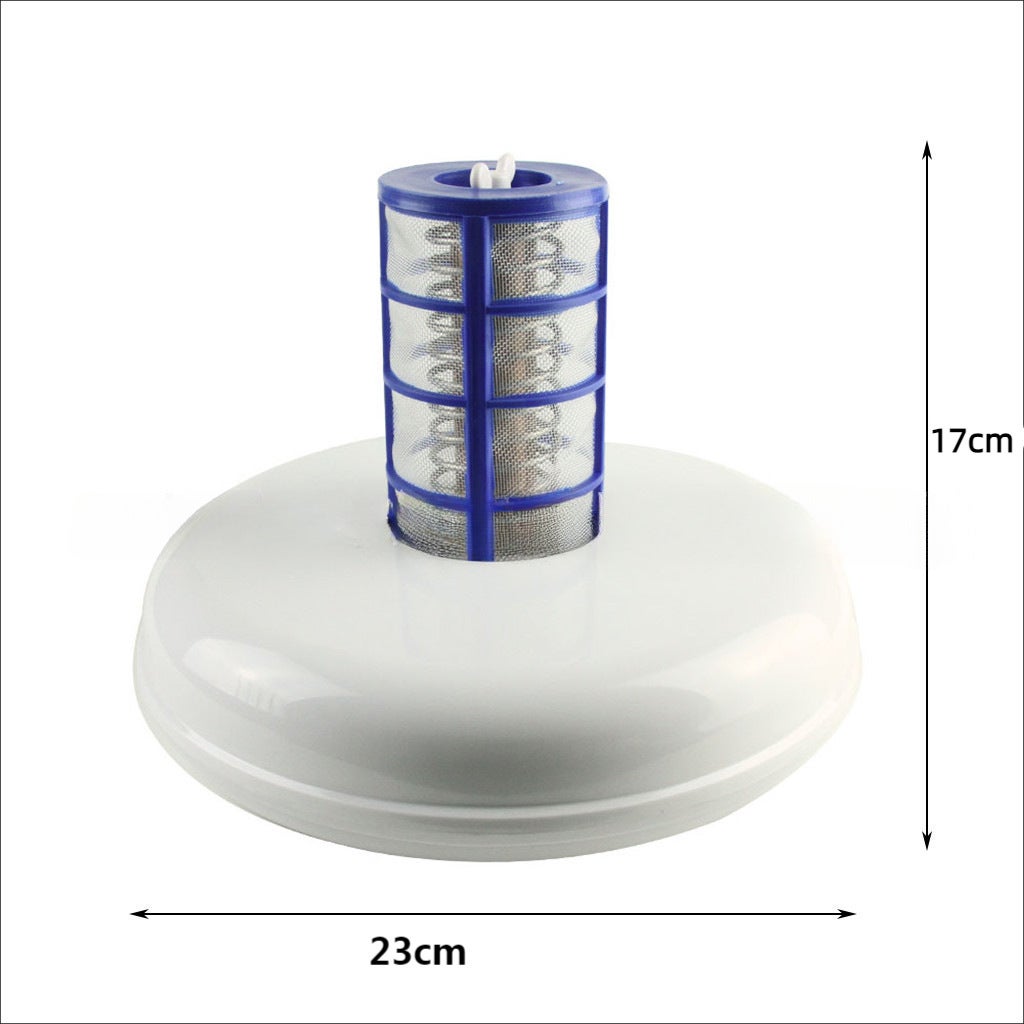 Ioniseur de piscine solaire, purificateur d'eau, nettoyeur automatique de piscine jusqu'à 22 000 gallons avec accessoires de nettoyage - 3