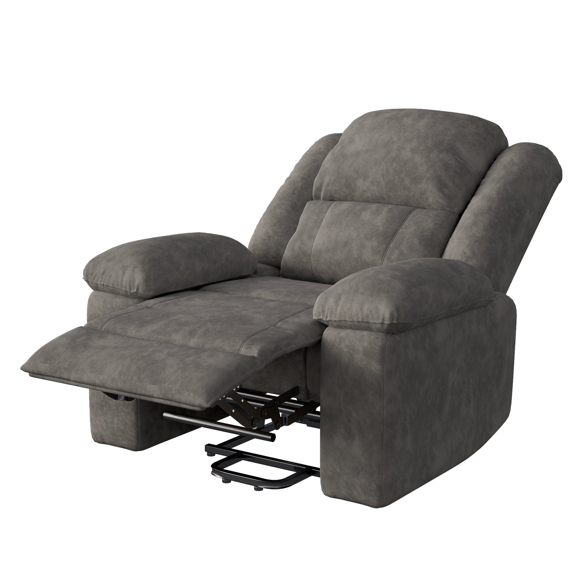 Fauteuil Luxe De Relaxation Et Massage Électrique, Gris - 6