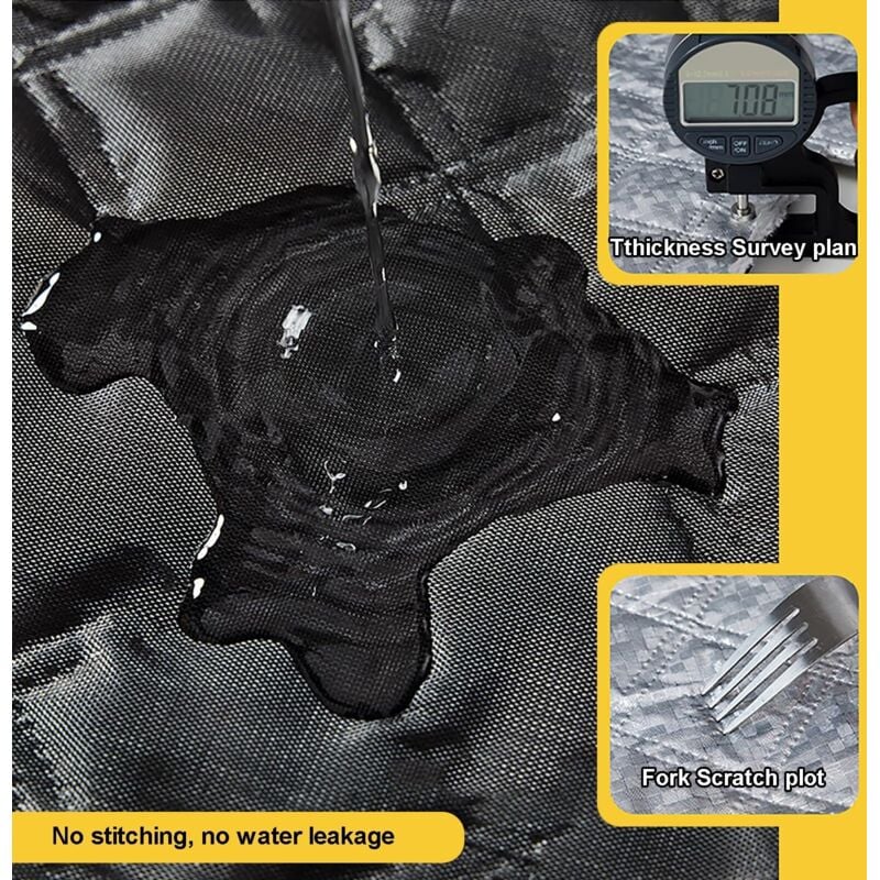 Pellicola isolante invernale autoadesiva per finestre, pellicola termoisolante invernale per finestre (larghezza 120 cm x larghezza 200 cm) - 4