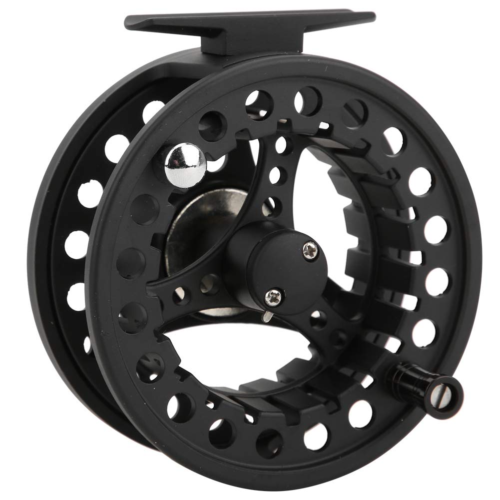 Attrezzatura da pesca a mosca, interamente in metallo, con cuscinetto a pressione, senza spazi, con ruota in filo e mulinello (7/8) - 5