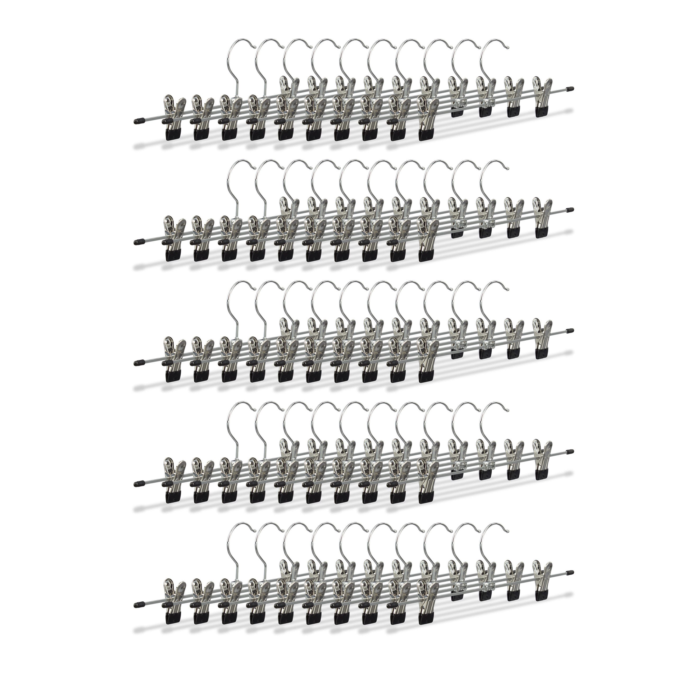 Set De 50 Perchas Para Pantalones Ajustables Regulable Ganchos set-de-50-perchas-para-pantalones-ajustables-regulable-ganchos
