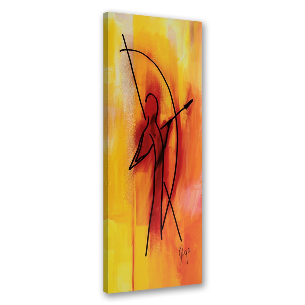 Obraz na płótnie, Łucznik Afryka 30x90