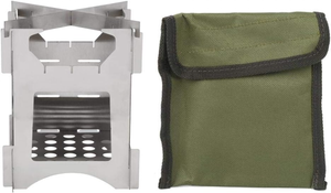 VODA Stufa a legna da campeggio portatile pieghevole leggera stufa a legna leggera stufa zaino in spalla per campeggio all'aperto cucina viaggi picnic caccia