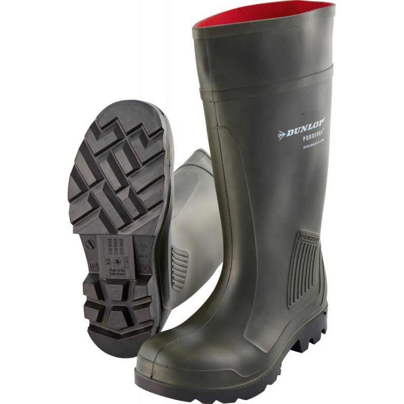 Bottes De Sécurité Dunlop JobGuard S5 - Bout Et Semelle Acier, Antidérapantes SRC, Confort Snug-fit, Jaune - 2
