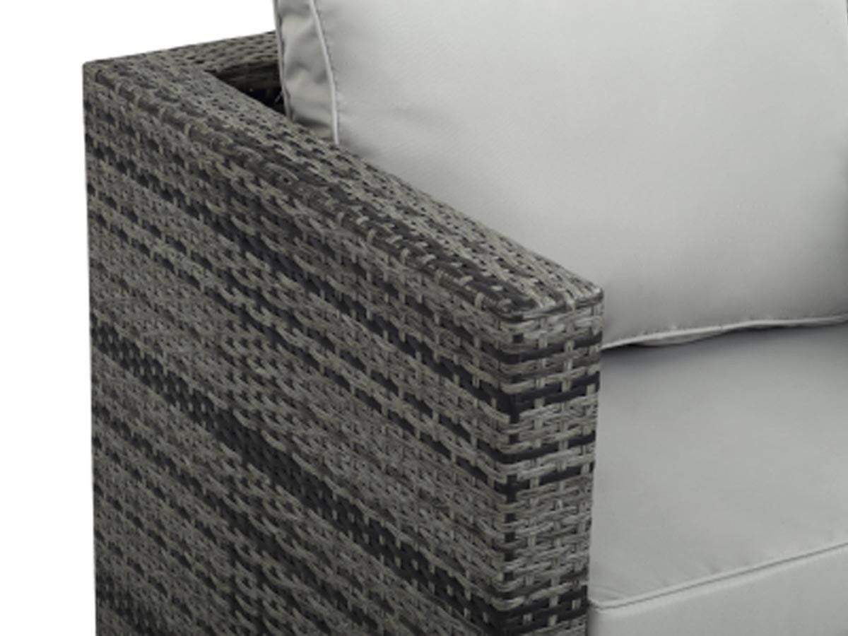 Fauteuil jardin en résine tressée 