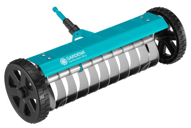Aeratore Per Prato Manuale A Rullo Con Punte – Acciaio Zincato, Impugnatura Comoda, 3,08 Kg