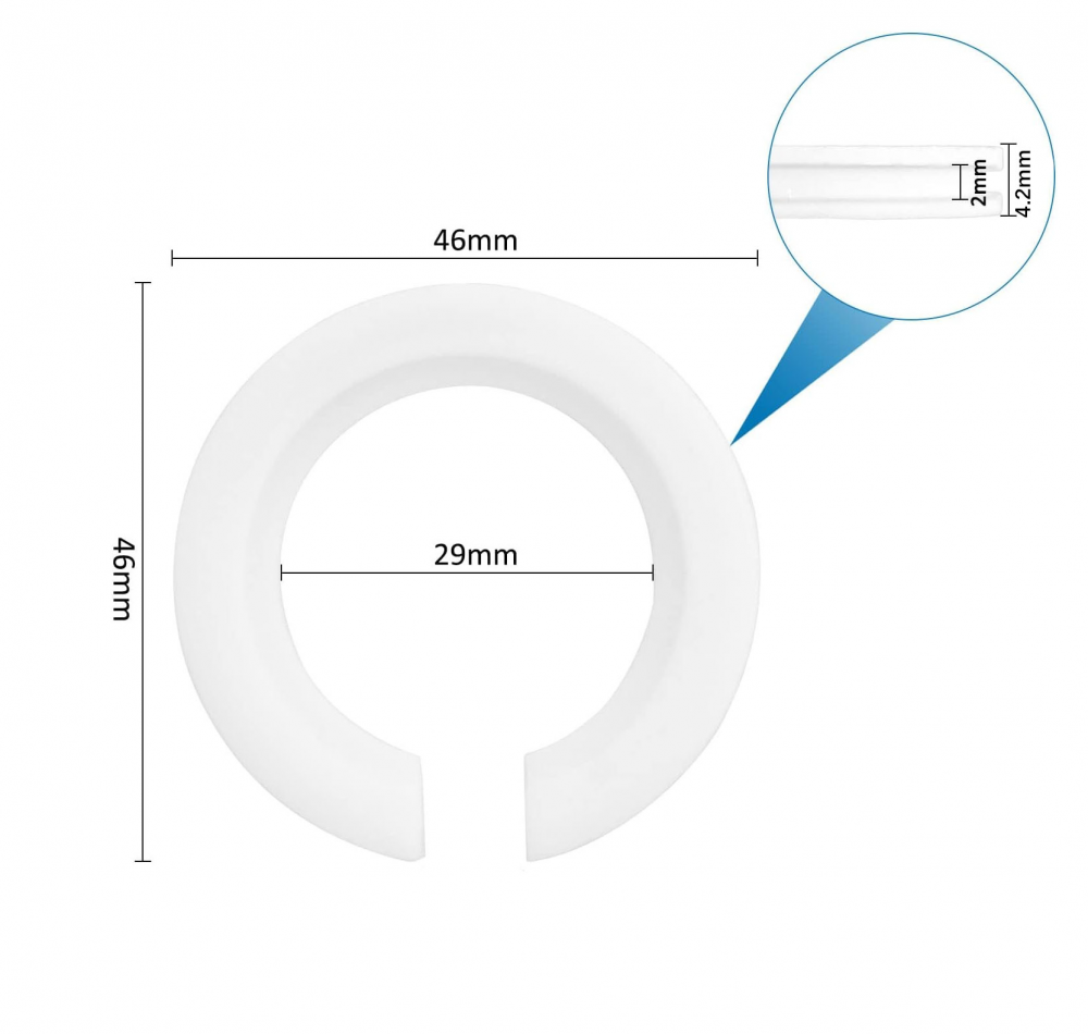 MY MIRONEY Lot De 16 Anneaux Réducteurs D'abat-jour E27 Vers E14 En