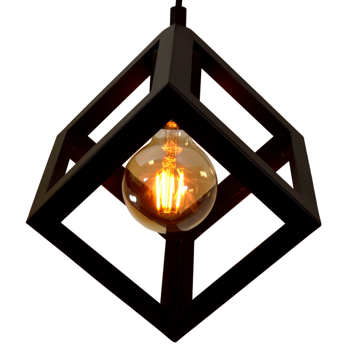 Lampa wisząca Sweden czarna 3xE27x20W wym: 180 x 16 x 70 cm metal Polux - 4