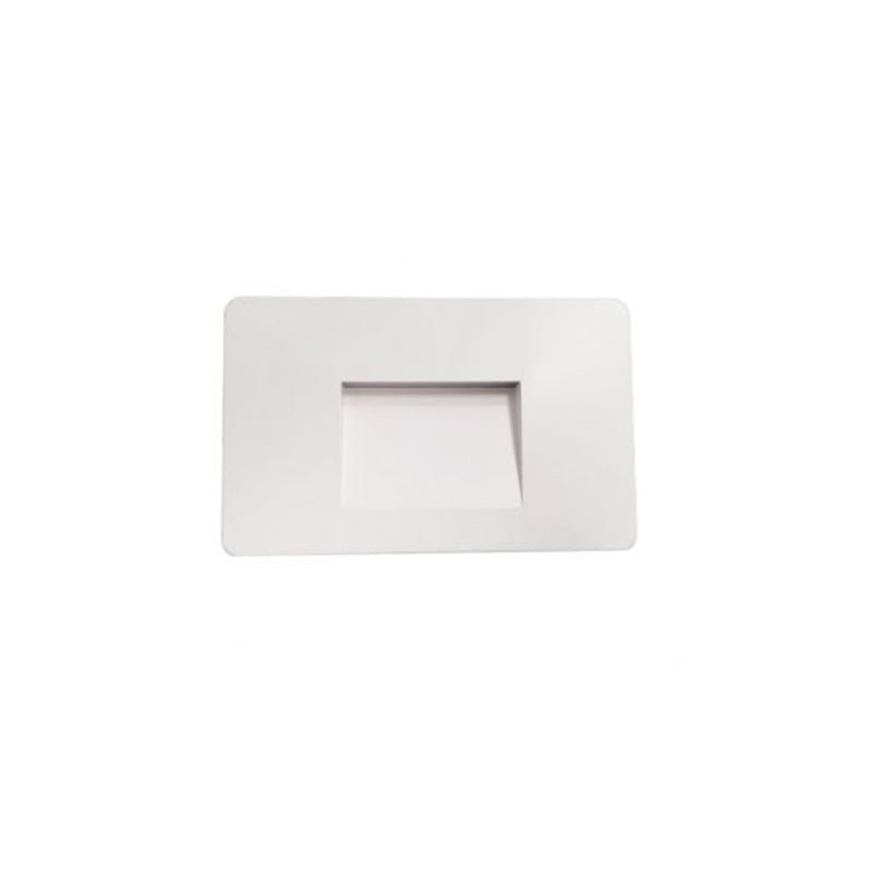 Lot de 10 - Balise LED saillie 3W 220V 120° IP44 pour Escalier - Blanc Neutre 4000K - 5500K / Blanc - SILUMEN - 3