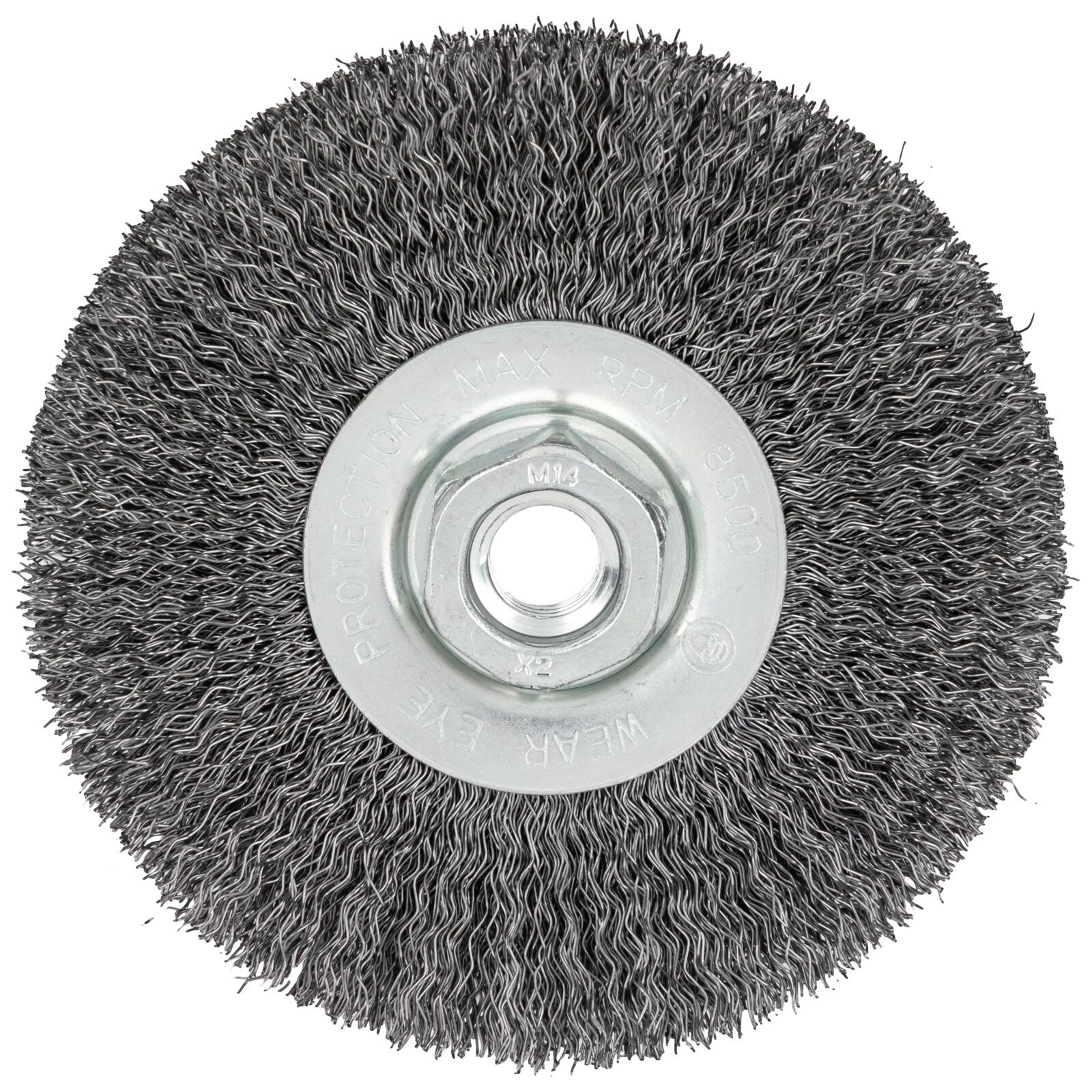 Brosse métallique boisseau Proline – Ø 115 mm – M14 | Leroy Merlin