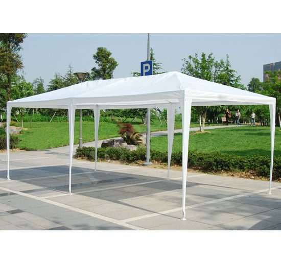 Namiot pawilon ogrodowy handlowy 3x6 m 6 ścianek biały MultiGarden - 2