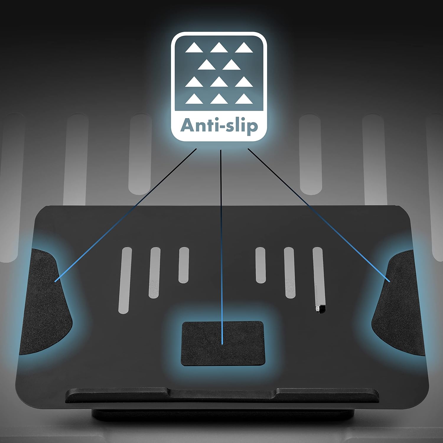 Duronic DML125 Support pour Ordinateur Portable | Hauteur Ajustable | Bras Inclinable | Pour Laptop Tablette Notebook - 6