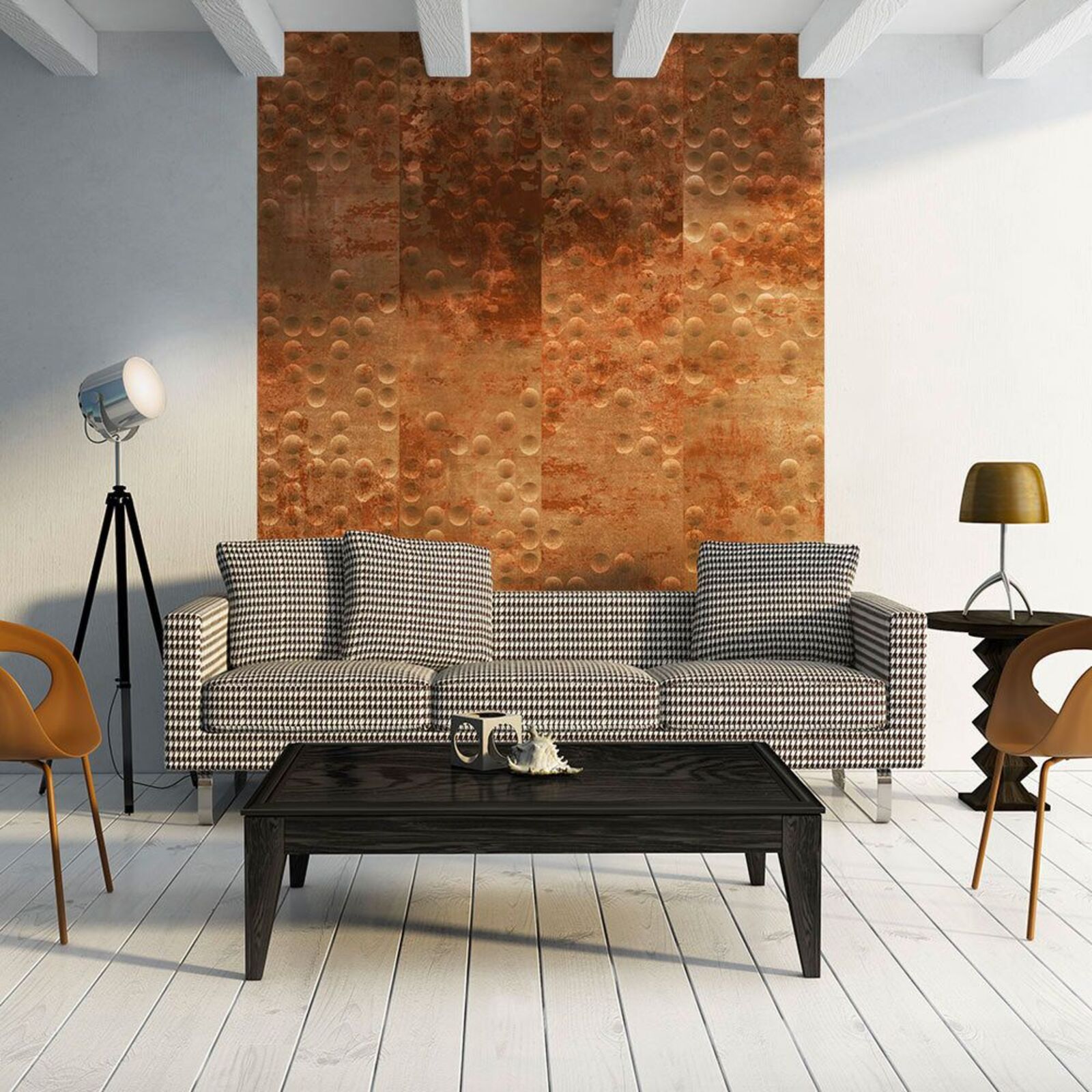 Papier peint ciel rouille - 50 x 1000 cm | Leroy Merlin