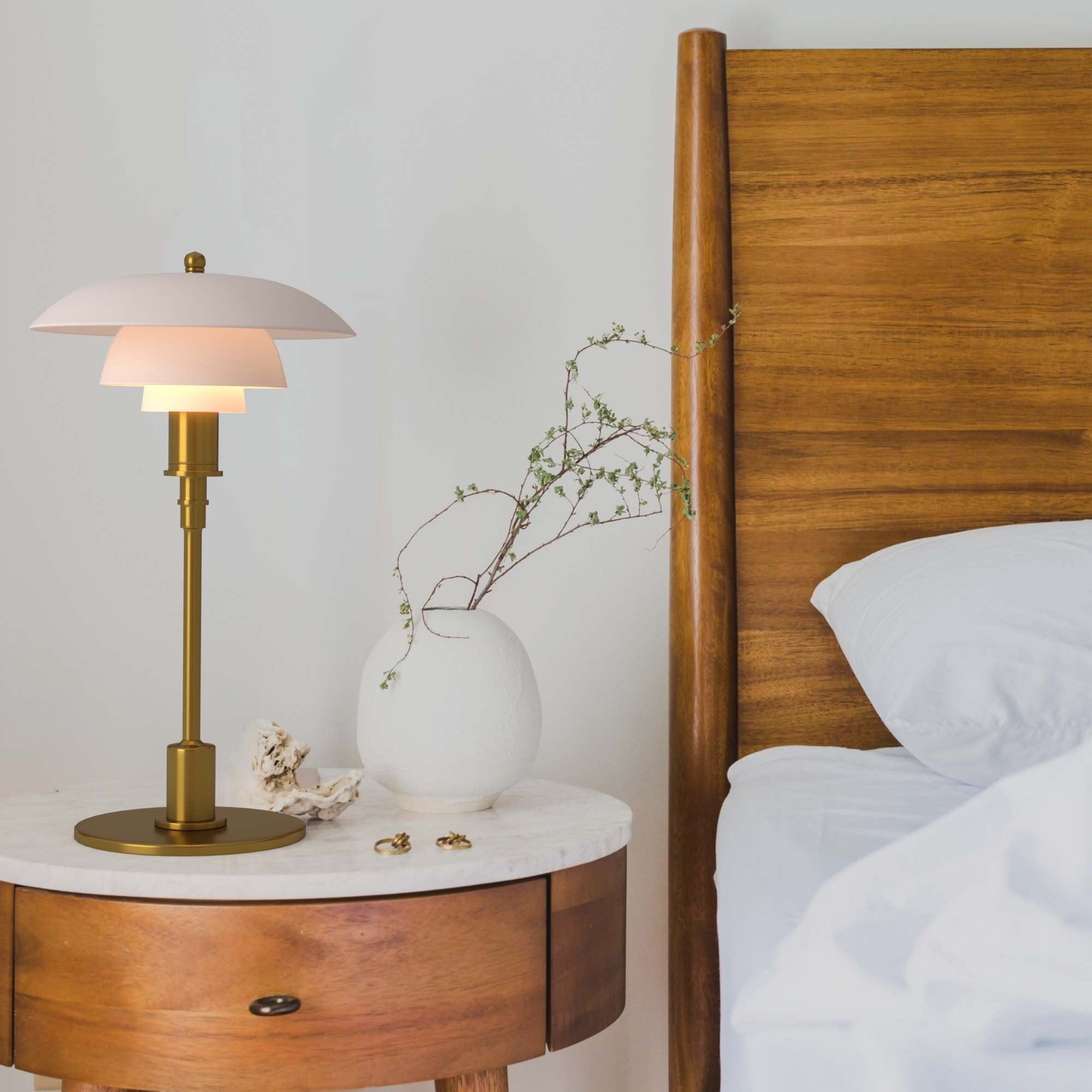 Lampe De Table TRIO Marley - Noir/or, Hauteur 45 Cm, Projecteur Orientable GU10 Max 5W - Design Moderne