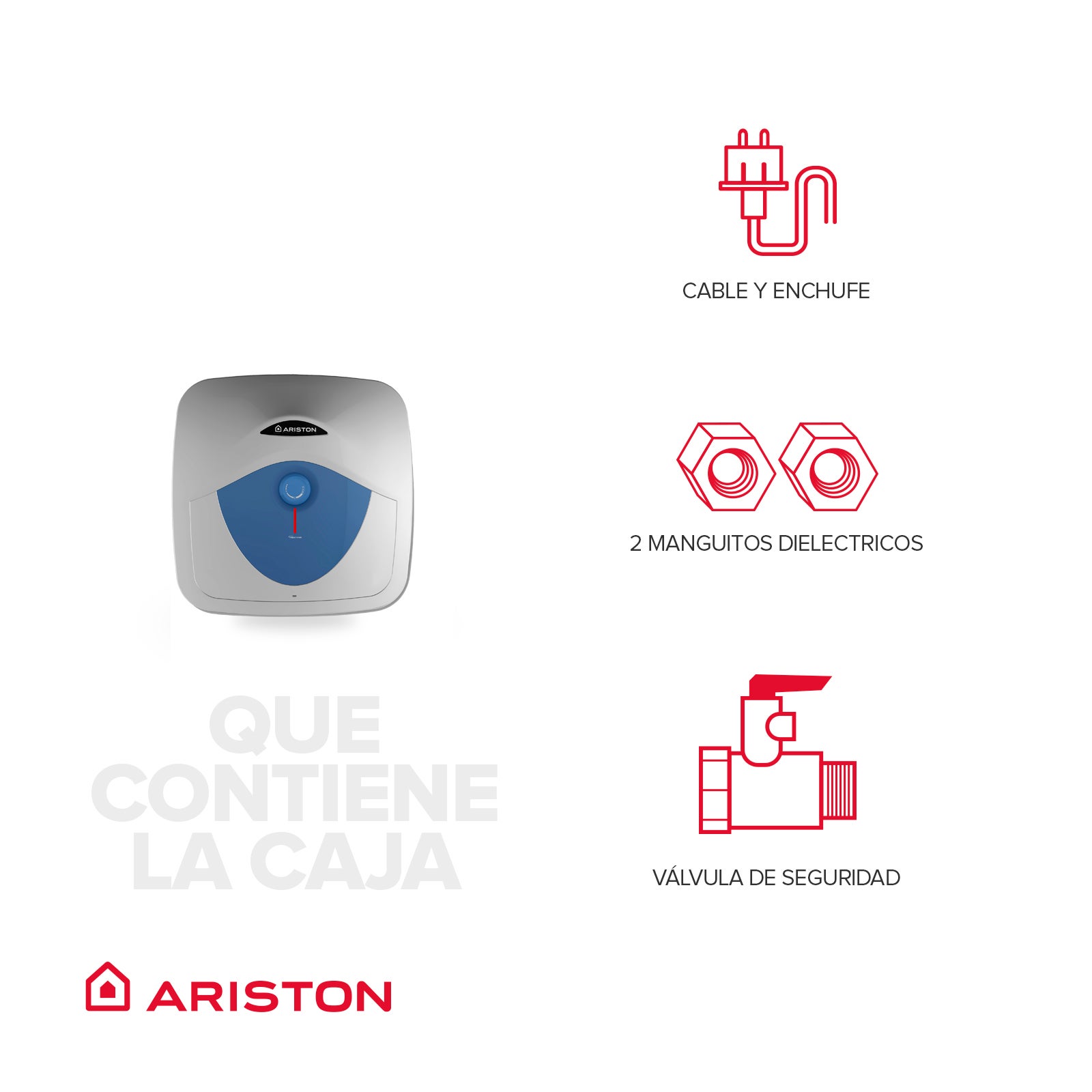 Termoacumulador, Ariston, BLU EVO RS 10 litros - 4