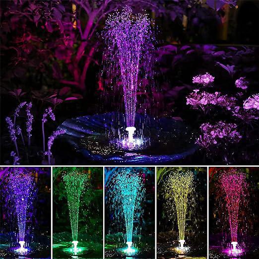 Fontaine Solaire Exterieure De Jardin, Flottante Pompe Bassin Solaire