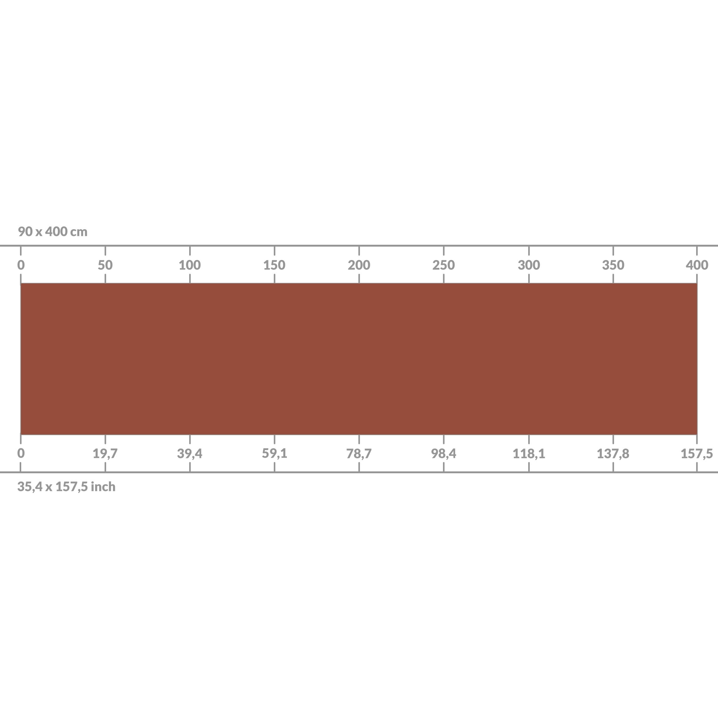 Panneau mural pour salle de bain - Terracotta 50 x 90 cm - 5