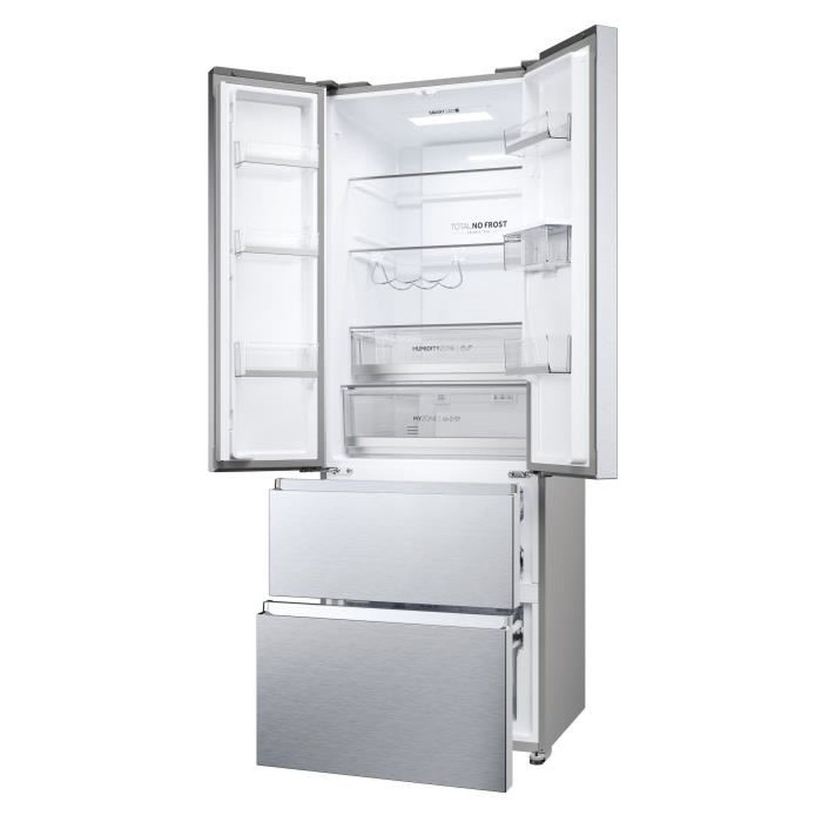 Réfrigérateur multiportes Haier 477 L Total No Frost compresseur Inverter 37 dB argent - 3