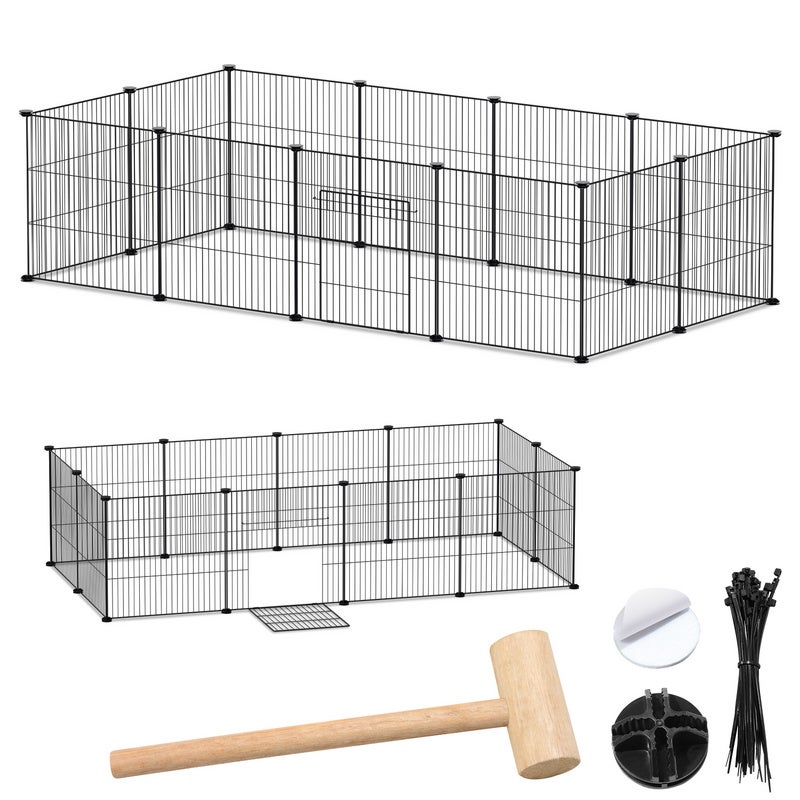 Recinto para cachorros Recinto para hamsters Recinto para animais de estimação de corrida livre 12pcs 35x35cm - 7