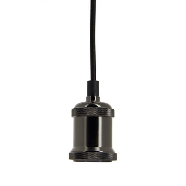 Xanlite - Suspension à douille noire, style vintage, culot E27 - SDVEB