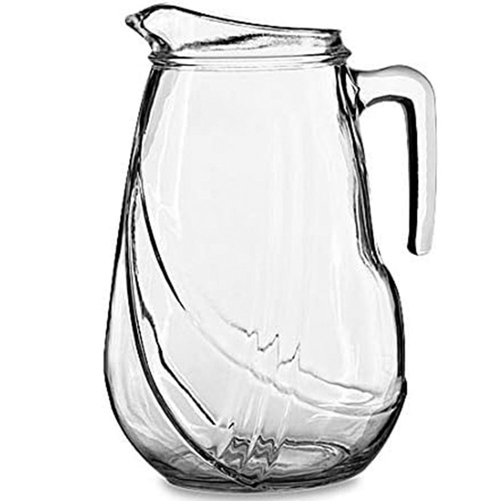 STÖLZLE - Caraffa in vetro superiore, serie Carnuntum, 0,5 l, set da 6 pezzi, effetto brocca, caraffa in vetro di alta qualità, resistente alla rottura e lavabile in lavastoviglie