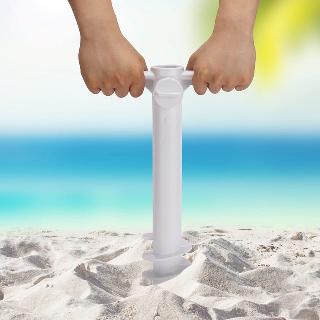Portaombrellone Per Sedia Da Pesca Regolabile – Supporto In Alluminio Con Rotazione 360°, Adatto A Tubi 2.3-2.7 Cm