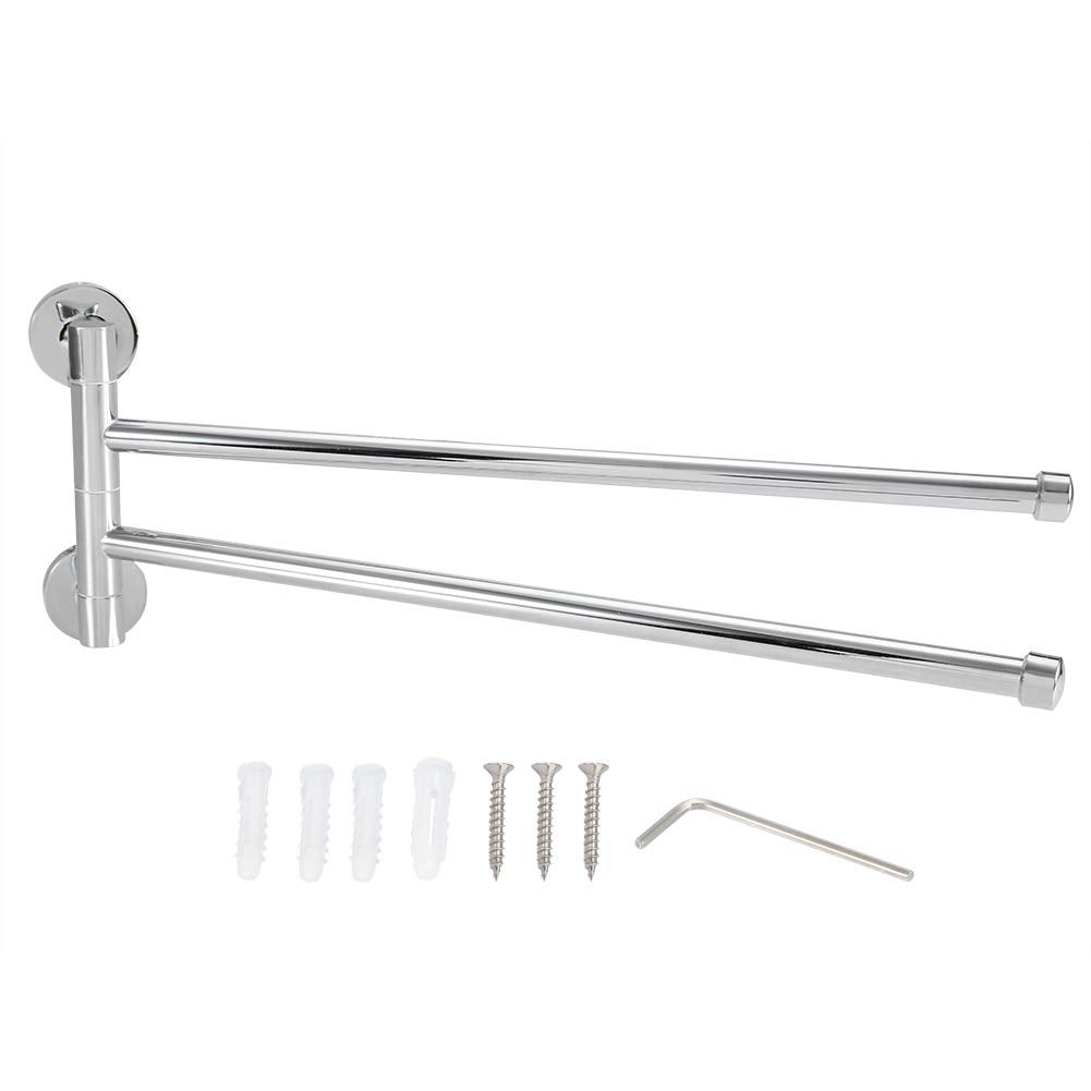 Portasciugamani Adesivo Da Parete 70 Cm - Acciaio Inox Satinato, Senza Trapano, Per Bagno E Cucina, Salvaspazio
