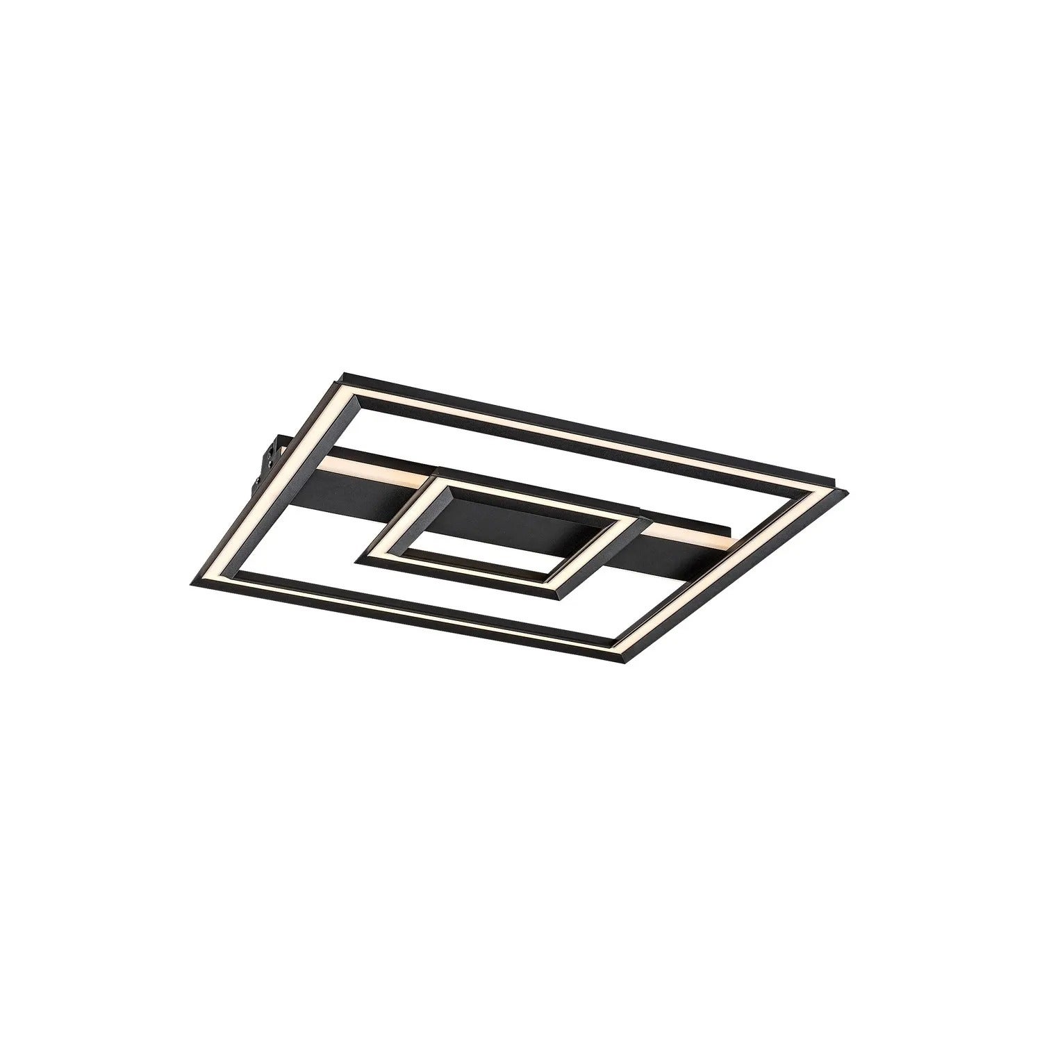 Lampa sufitowa LED SIDONA 48W Ciepła biel 2300lm metal czarno-biała wym:5,5x48,5x48,5cm IP20 Rabalux