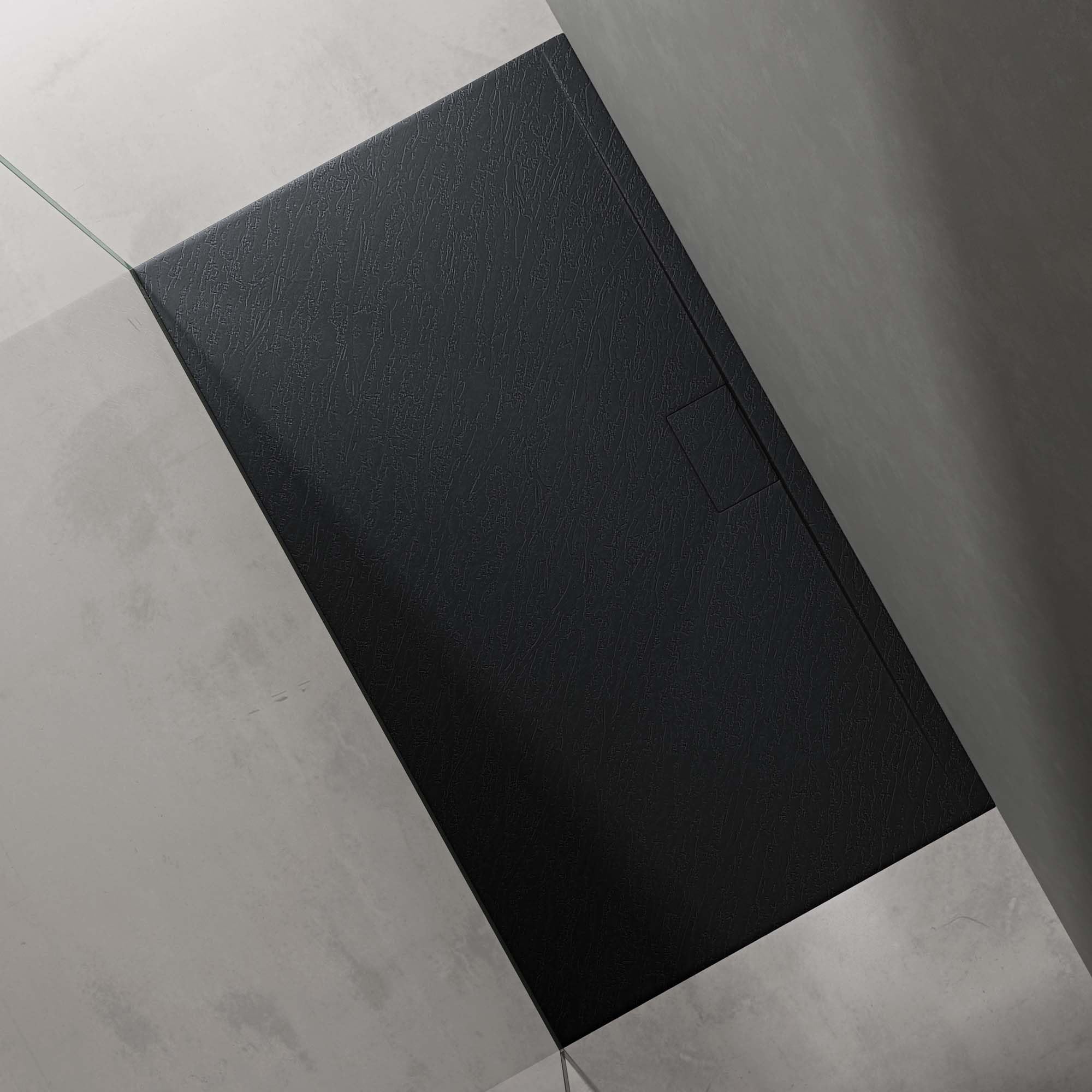 Receveur De Douche à Carreler Sur Mesure Doporro 80x120x4 Cm - XPS, Pente Intégrée, Recoupable, Facile à Poser