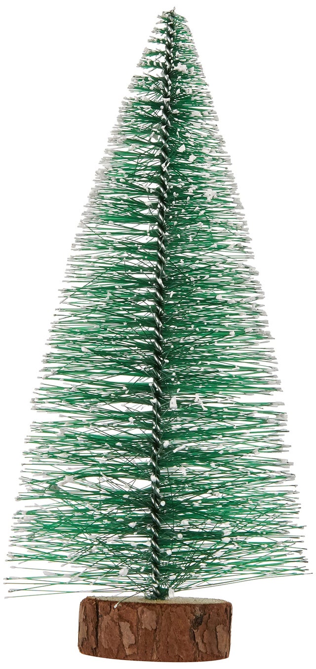 Mopec Albero di Natale Medio 20 cm. con Base in Legno, Verde, Taglia Unica