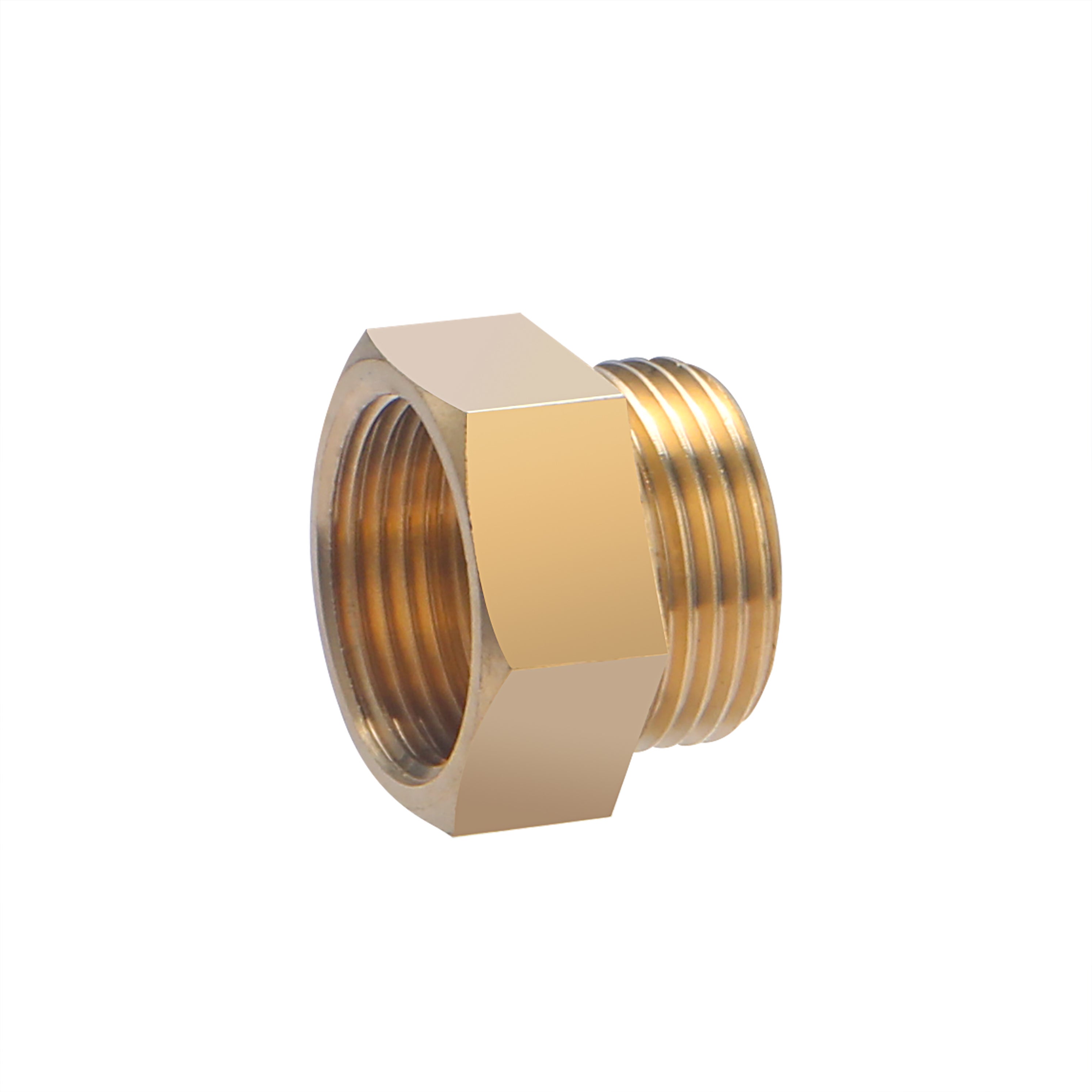 Adattatore per tubo da giardino in ottone massiccio con connettore femmina bidirezionale Adattatore per tubo da 3/4 femmina a femmina per irrigazione da giardino  15